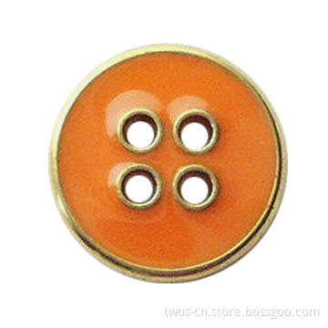 ABS Button with Four Holes, Available in Various Designs